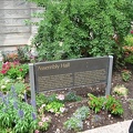 Assembly Hall Plaque
